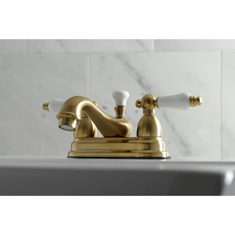 Kingston Brass Restoration 1.2 GPM Centerset Bathroom Faucet with