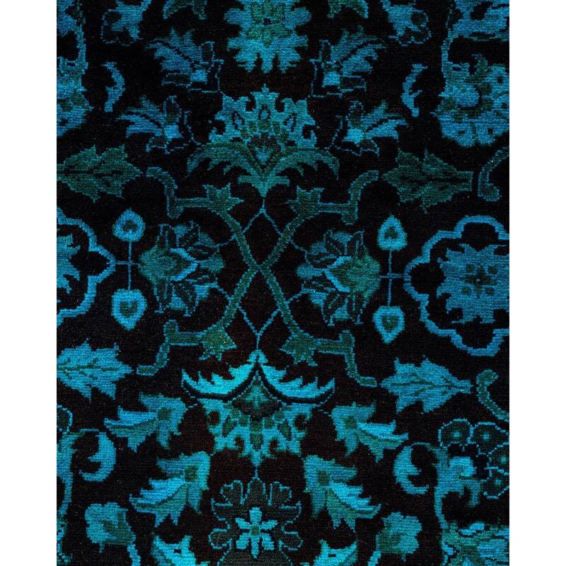 Overdyed, One-of-a-Kind Hand-Knotted Area Rug - Red - 3' 1" x 5' 1"