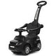 preview thumbnail 2 of 58, Costway 3 in 1 Ride on Push Car Toddler Stroller Sliding Car w/Music - See details Black - 2-4 Years