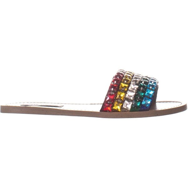 steve madden rainbow slides