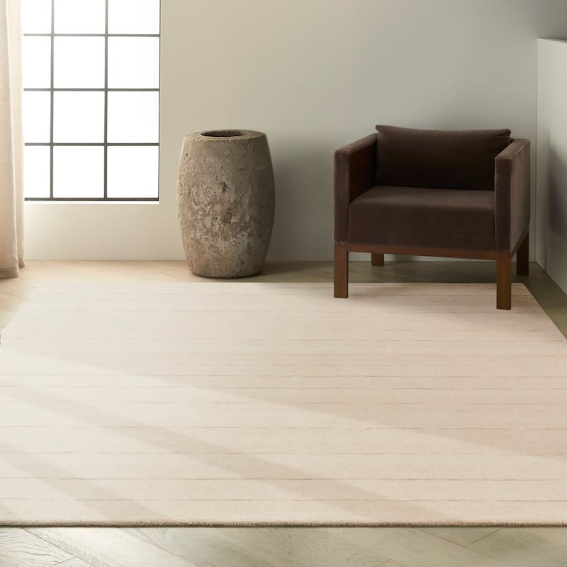 Calvin Klein Halo Contemporary Stripe Area Rug