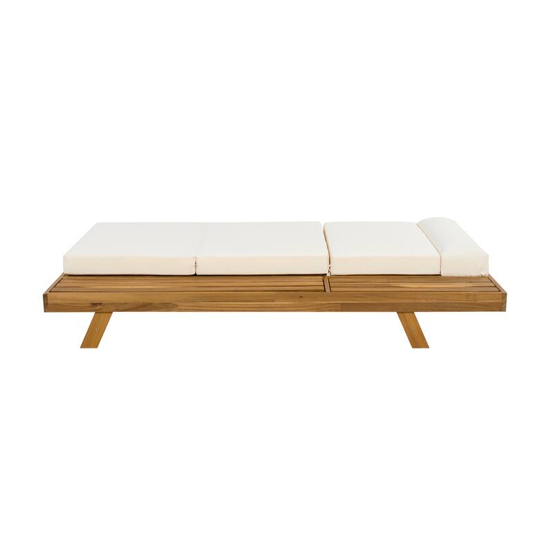 Christopher Knight Home- Harrison Acacia Outdoor Adjustable Chaise Lounge (Set of 2)