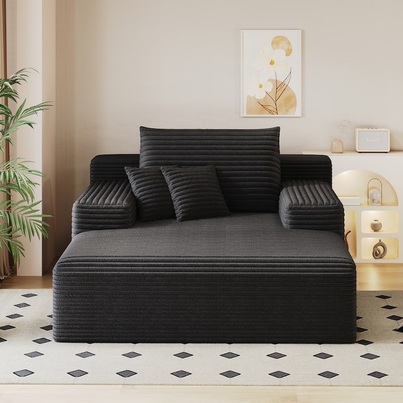 Oversized Upholstered Sofa Bed