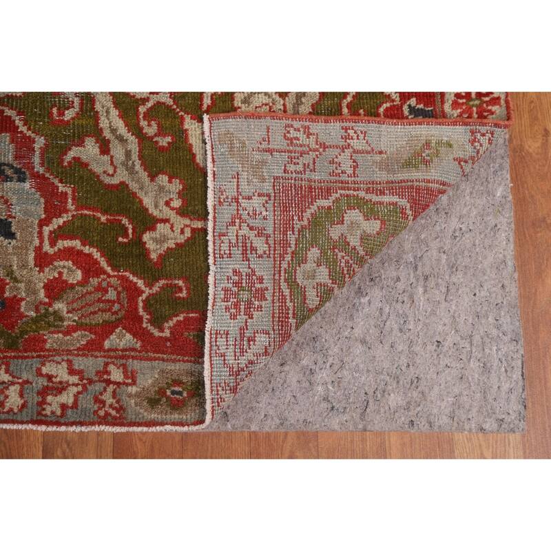 Hand Knotted Oriental 100% Wool Carpet Traditional Floral Red Sultanabad Area Rug - 16' 10'' X 12' 5''