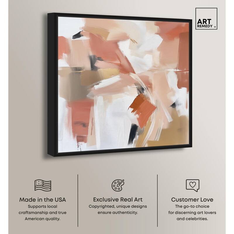 Rose and Rust I Canvas by Art Remedy