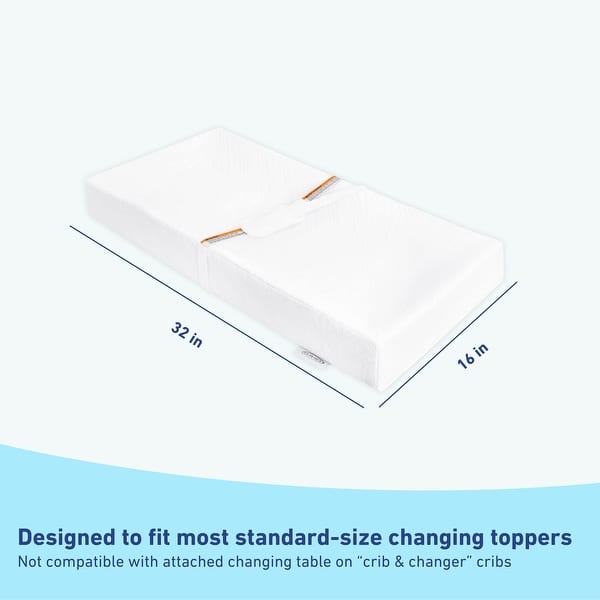 Graco Premium 4-Sided Contour Changing Pad - White