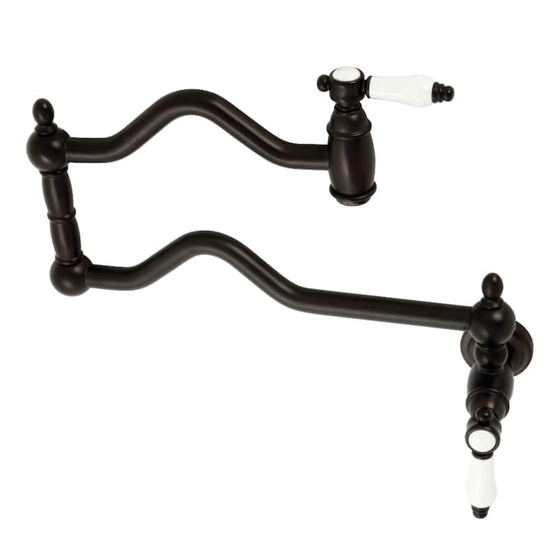 Kingston Brass Bel-Air Wall Mounted Pot Filler Faucet - Oil Rubbed Bronze