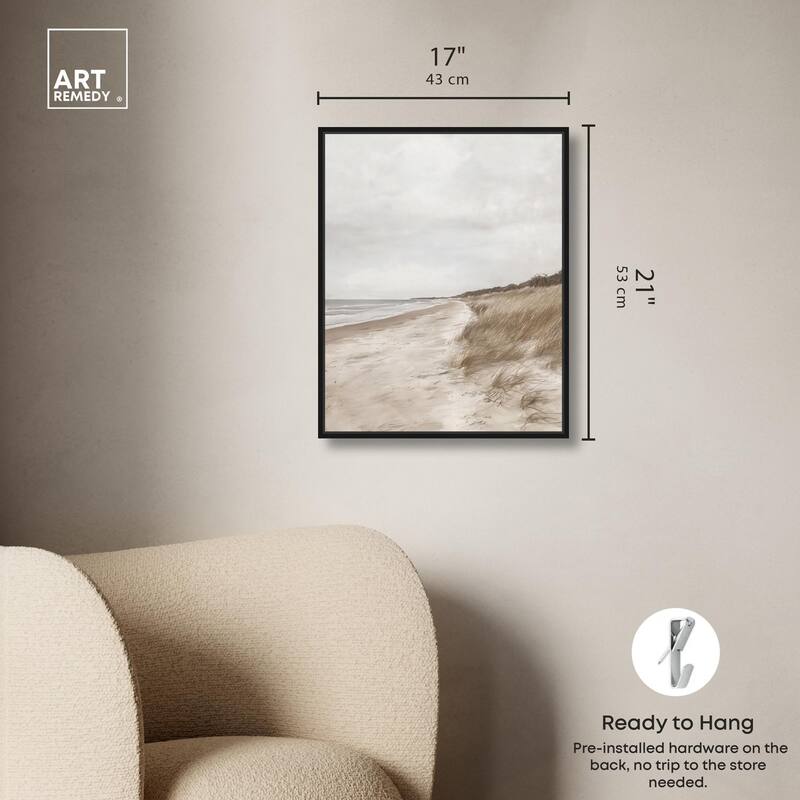 Coastal Calm Canvas by Art Remedy