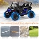 preview thumbnail 11 of 27, 12V 2-Seater Kids Ride on UTV with Slow Start Function Music - 46.5” x 29” x 28”(L x W x H)