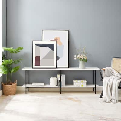 Celine 70.86 Wood Side Table Console