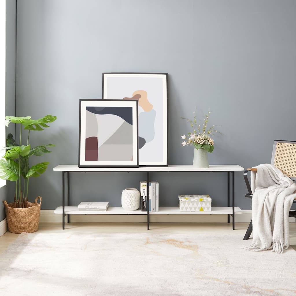 Celine 70.86 Wood Side Table Console