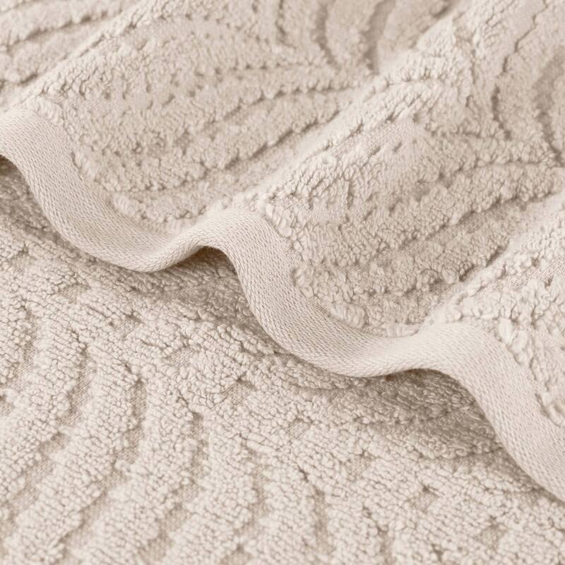 Superior Chevron Zero Twist Cotton Face Towel Washcloth Set of 12