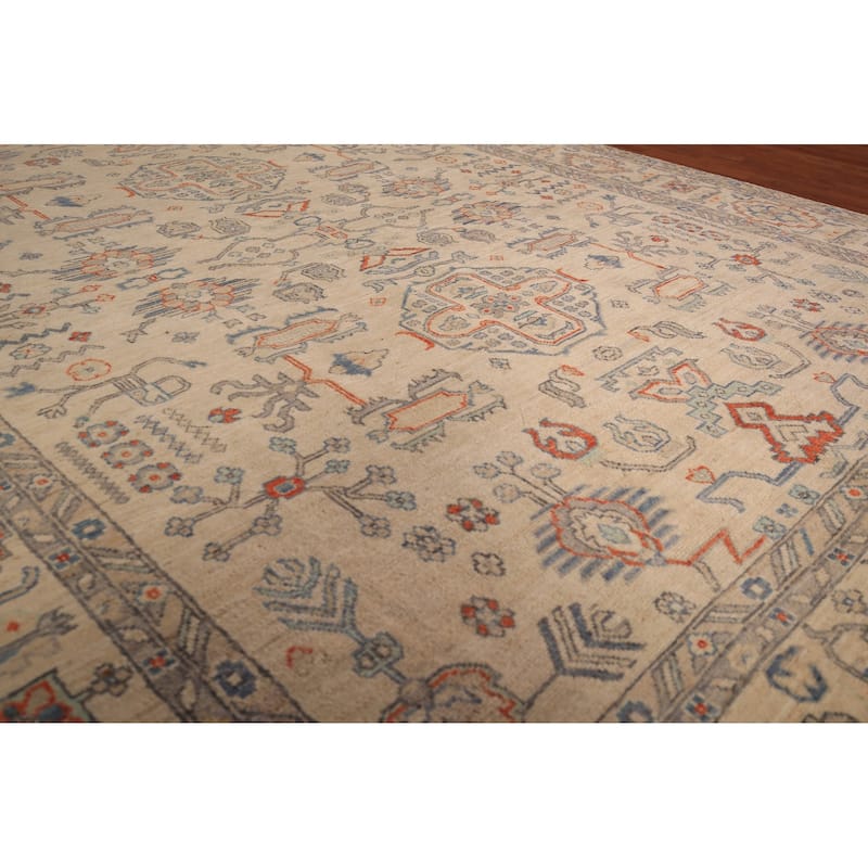 Ziegler Oriental Area Rug Hand-Knotted Wool Carpet - 7'7" x 9'11"