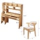 preview thumbnail 23 of 21, Kids Desk and Chair Set, Kids Table Computer Desk, Writing Desk