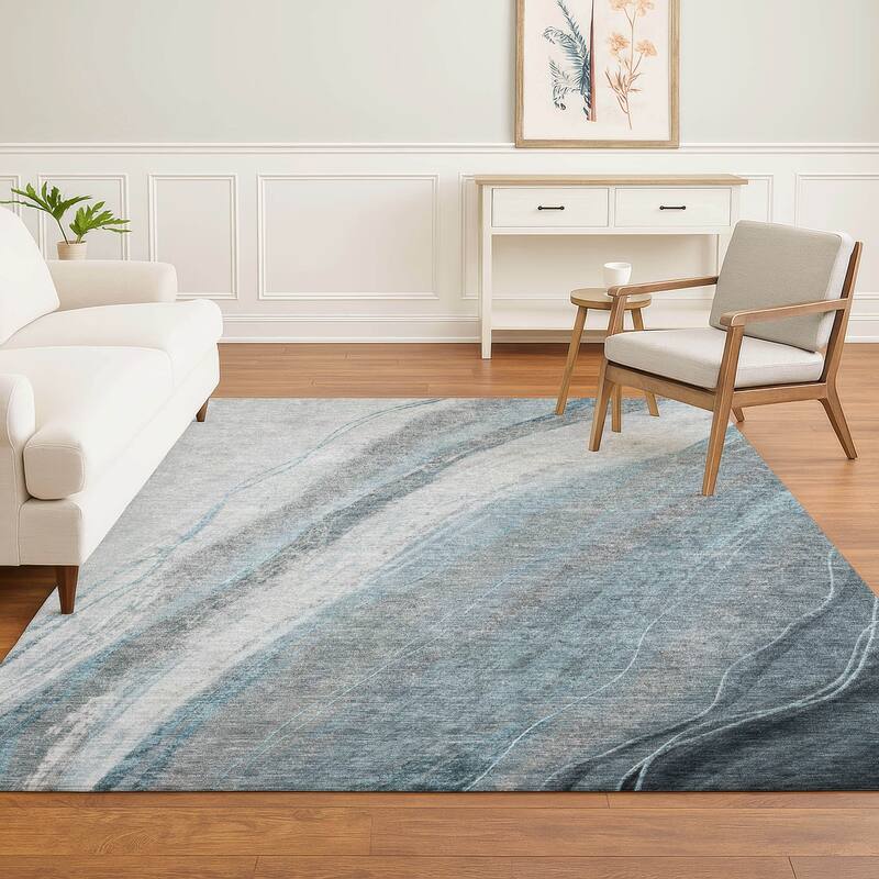 Premium Washable Super Soft Modern Motion Mayfield Rug