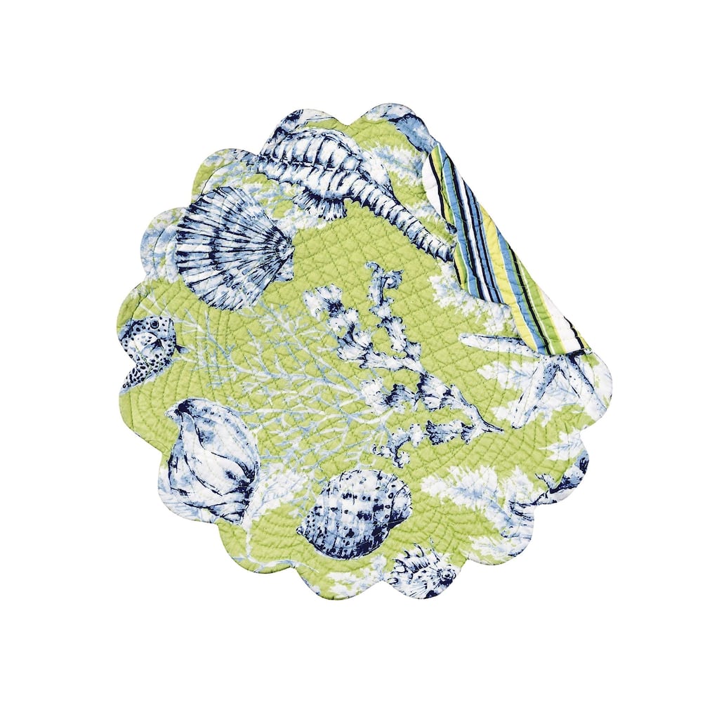 Fenwick Isle Round Placemat Set of 6 - Set of 6