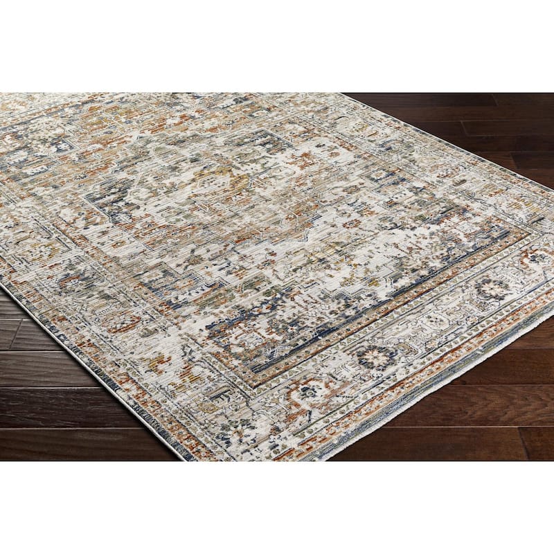 Livabliss Traditional Edmonton Diamond Area Rug