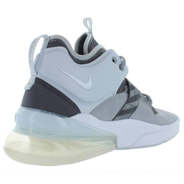 Shop Nike Mens Air Force 270 Basketball Shoes Leather Off Court Overstock 27754684