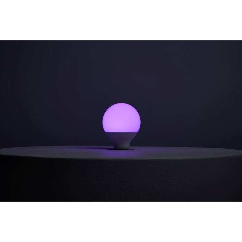 Starfish 10 Watt LED G25 2700K-5000K RGBTW Medium Base 120 Volt - White