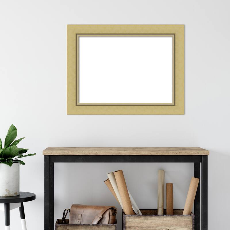 Amanti Art Landon Gold Framed Dry Erase Magnetic Board