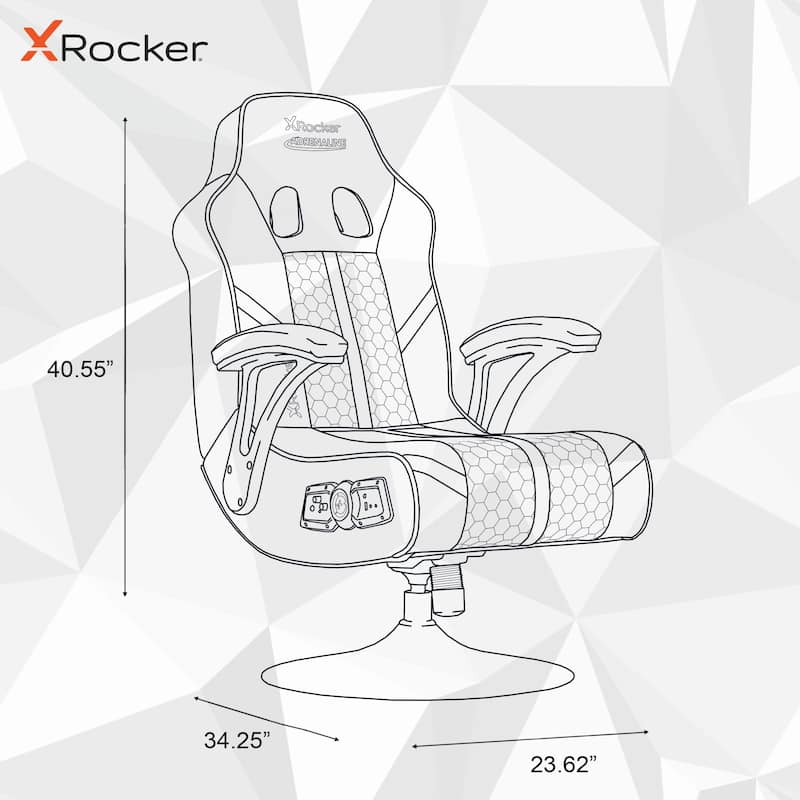 X Rocker Adrenaline Audio Pedestal Gaming Chair Bed Bath & Beyond 37434612