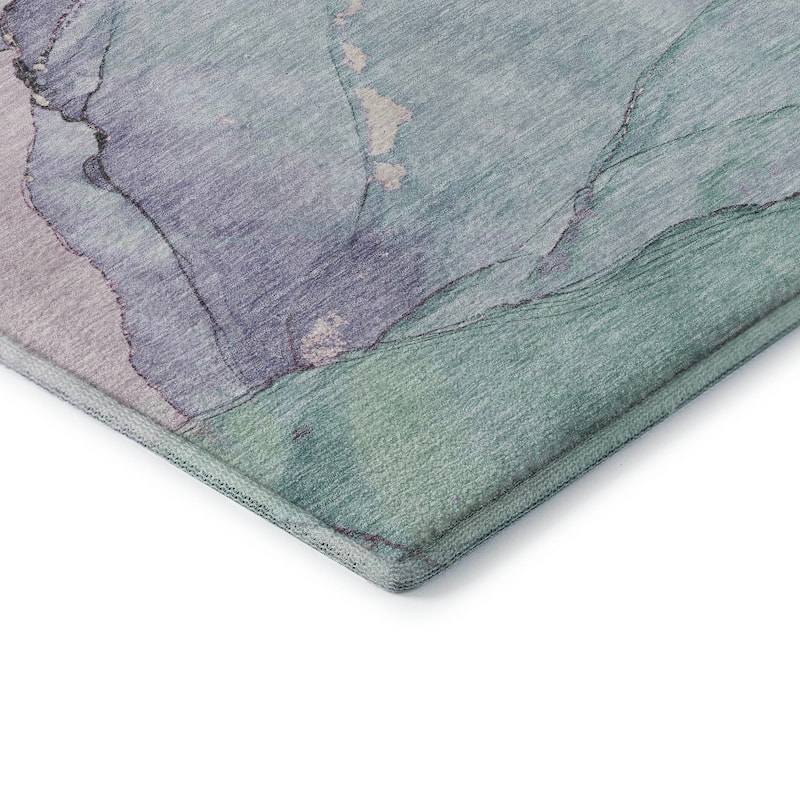Premium Washable Super Soft Abstract Watercolor Mayfield Rug