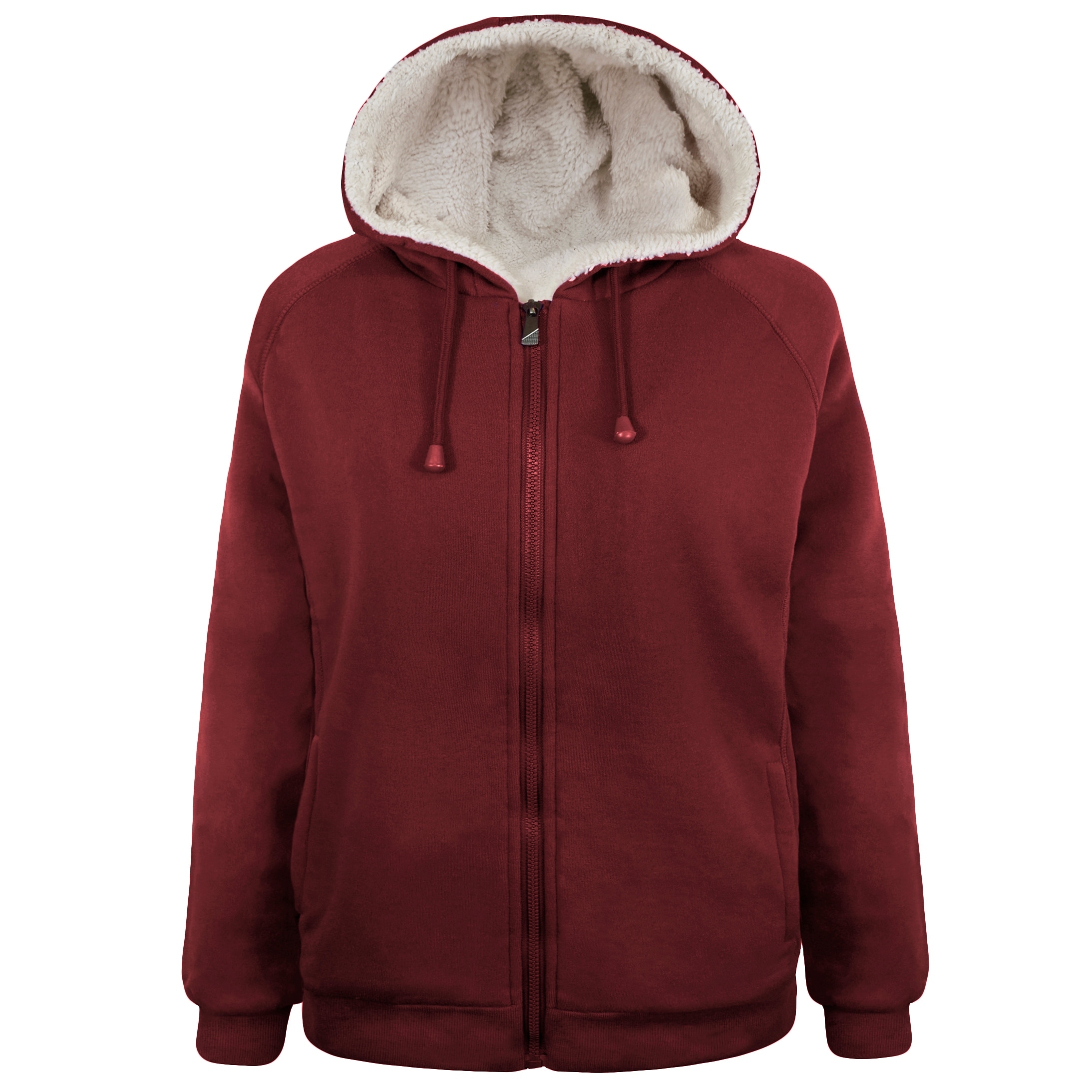 ladies zip through hoodie