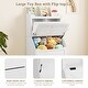 preview thumbnail 10 of 9, Kids Bookshelf, Toy Storage Organizer with Flip-Top Lid and Cubby