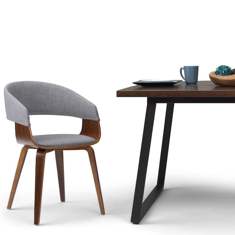 WYNDENHALL Calinda Mid Century Modern Bentwood Single Dining Chair - 20.5"w x 21.7"d x 30.9"h
