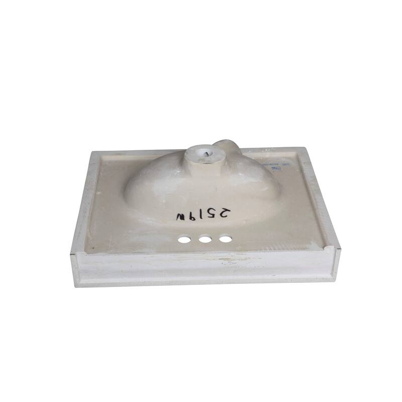Fine Fixtures White Cultured Marble Top With Integrated Sink, 4" Backsplash and Overflow Included.