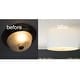 preview thumbnail 3 of 3, 16 Moderne Flush Mount Converter Kit White Linen Drum Lampshade 16x16x9"