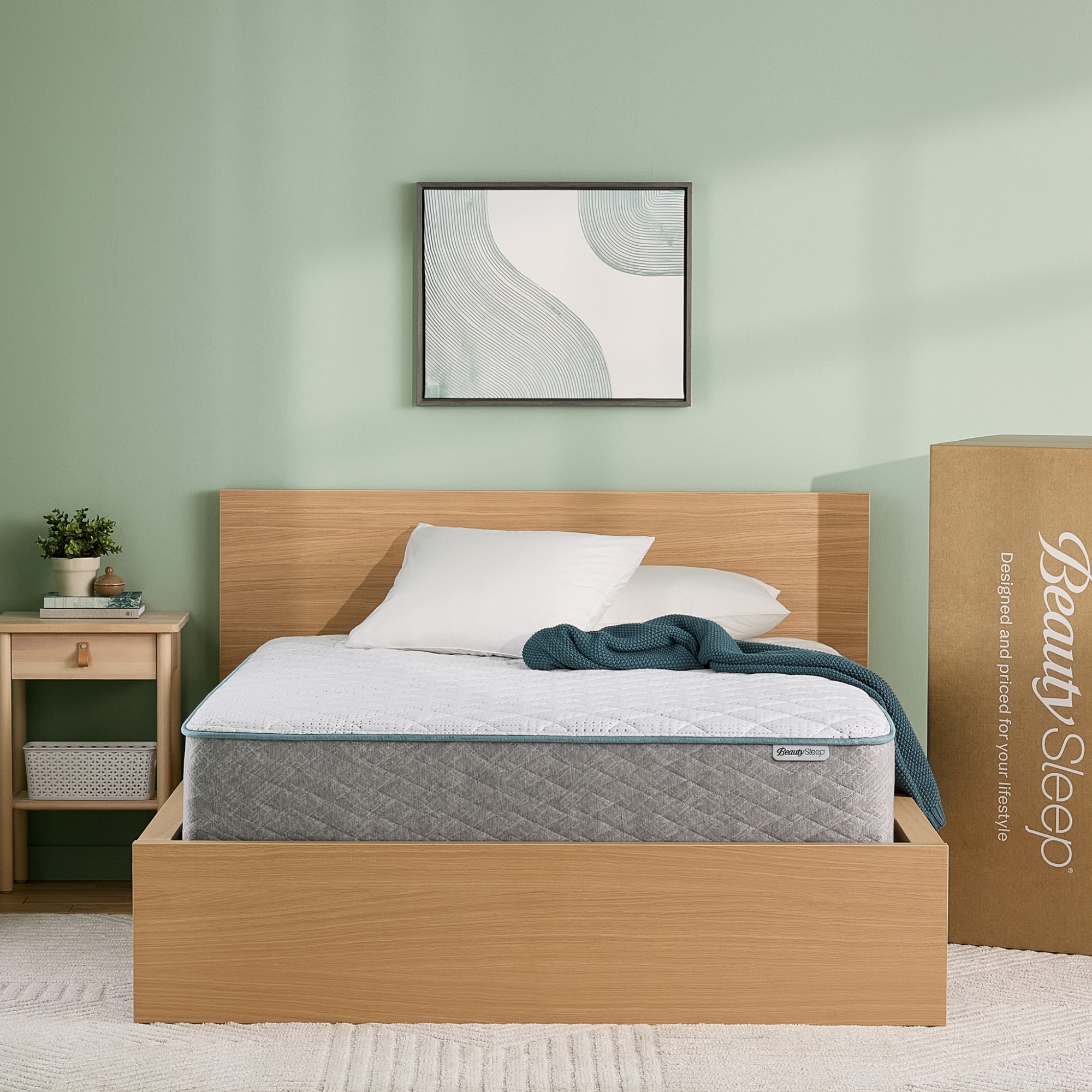 Beauty Sleep by Beautyrest Slumber Time 12" Hybrid Medium Mattress in a Box