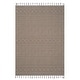 preview thumbnail 1 of 5, LOOM & LUXE Collection Mocha/Geometric Indoor/Outdoor Area Rug 120" D x 93" W x 0.28" H