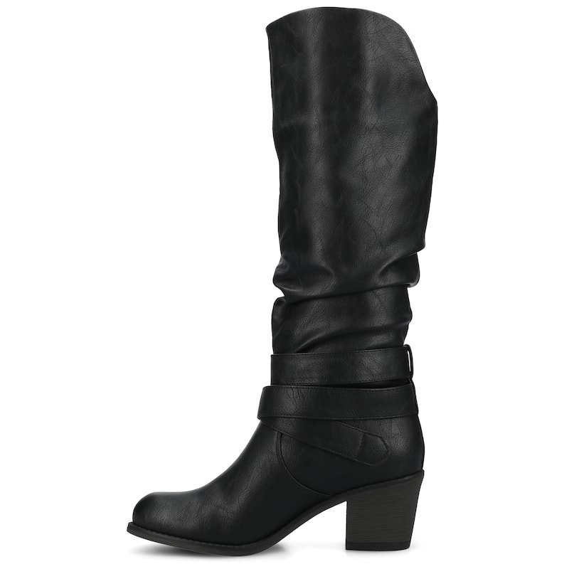 Journee Women's Wide Calf Late Medium and Wide Width Boots