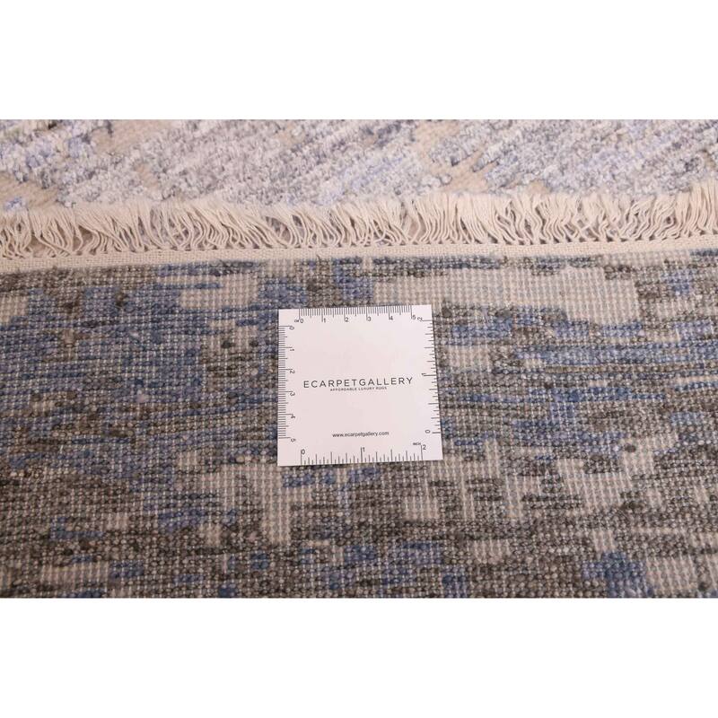 ECARPETGALLERY Hand-knotted Legacy Denim Blue Rug - 8'0 x 9'10