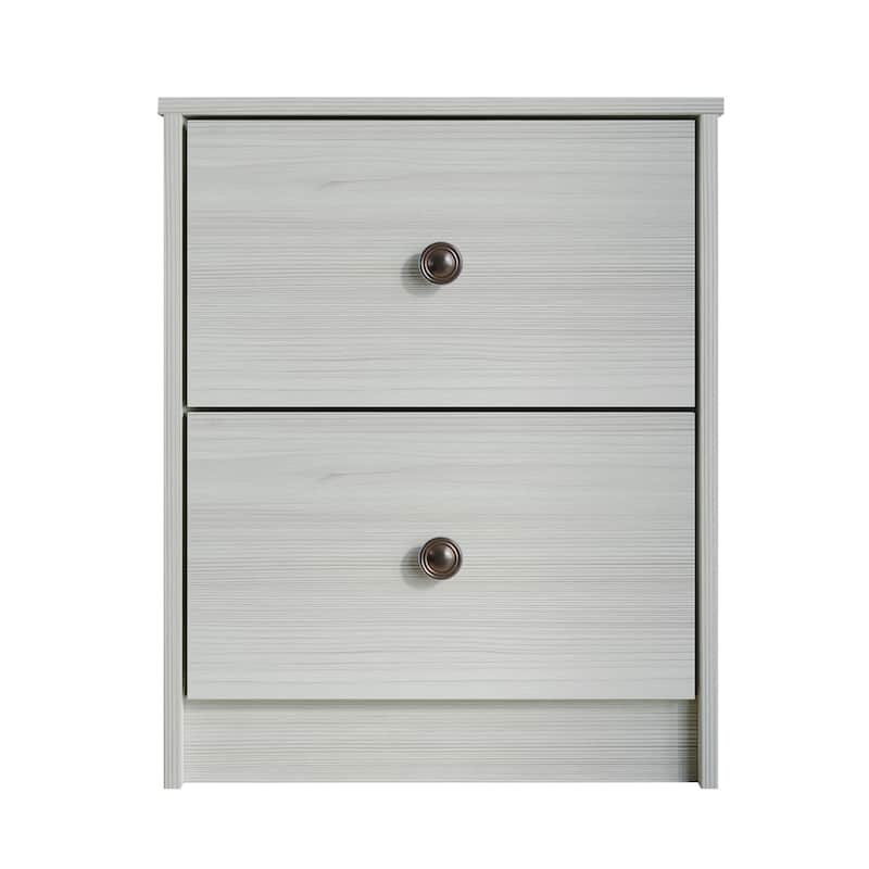 CraftPorch Clean-Lines Minimalist 2-Drawer Nightstand