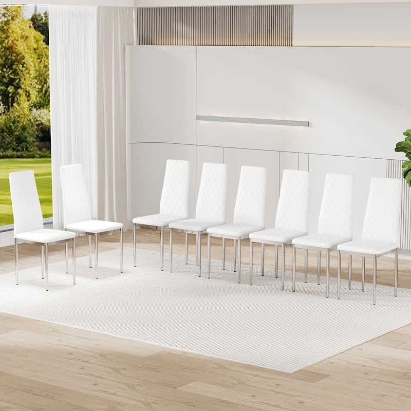 Upholstery Dining Chairs Set of 8