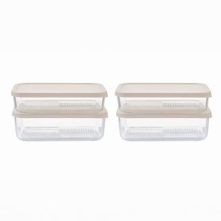 Container Culture 12-Piece Airtight Glass Food Storage Set with Lids ...