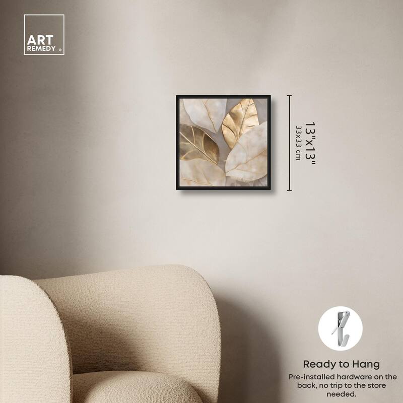 Golden Cascades Canvas by Art Remedy