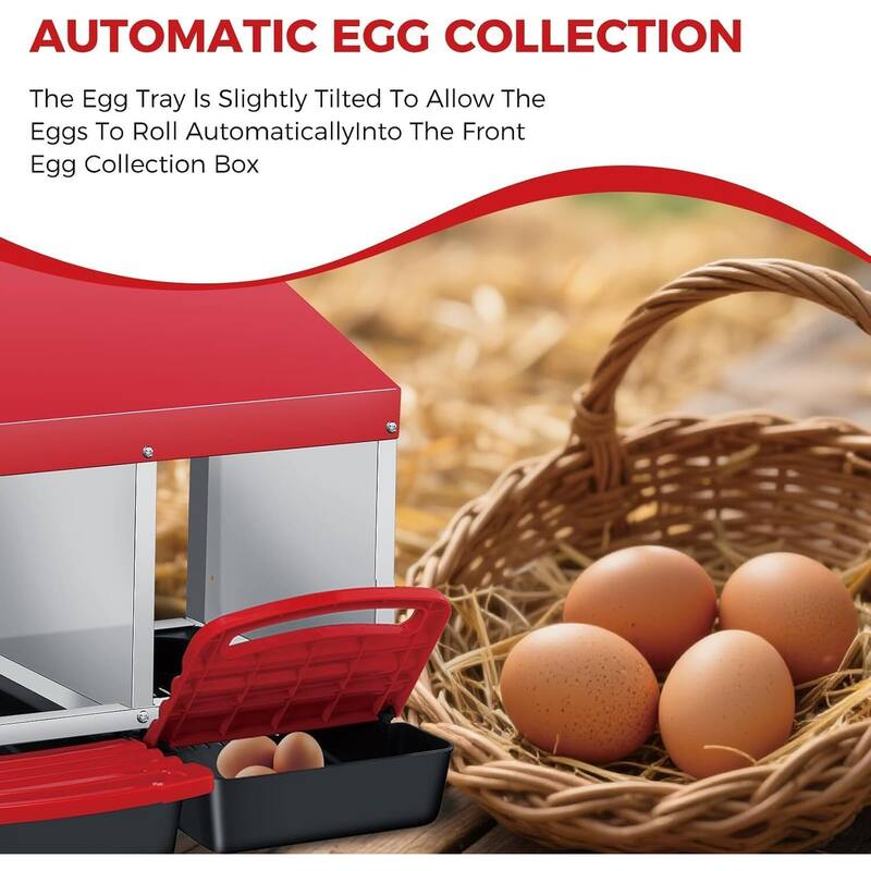 3 Holes Egg-Laying Boxes Nesting Boxes for Chickens Coops