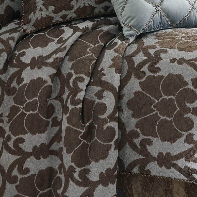 Austin Horn Classics Oxford Luxury Bedding Blue/Grey