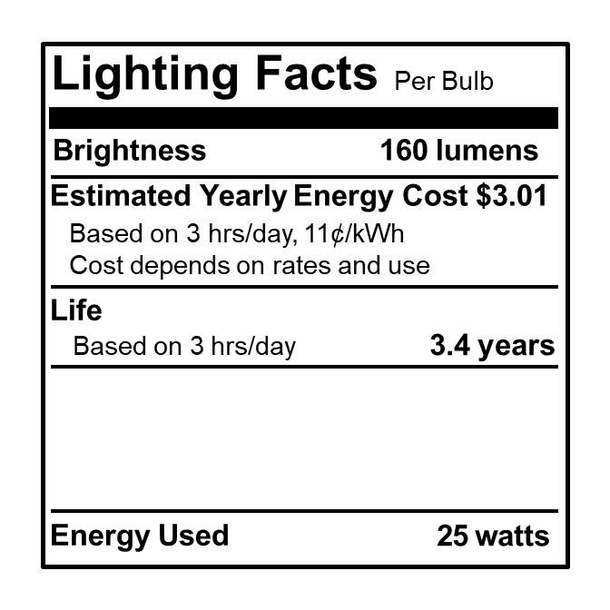 Bulbrite Spunlite Multi Pack of Dimmable Satin Incandescent Bulb