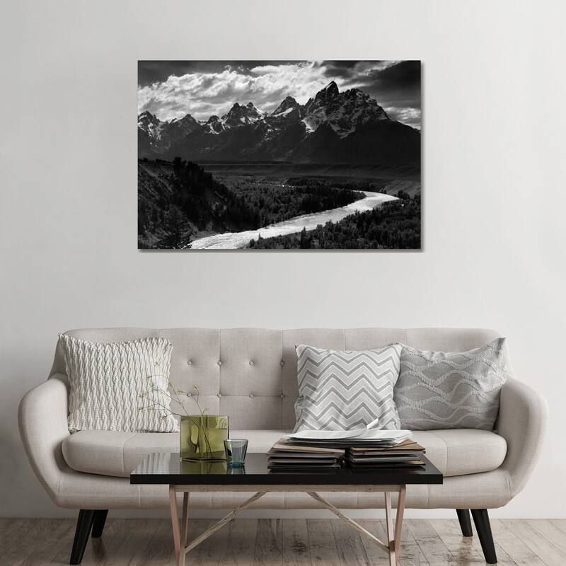 iCanvas "Grand Teton II" by Ansel Adams Canvas Print - 32x48x1.5