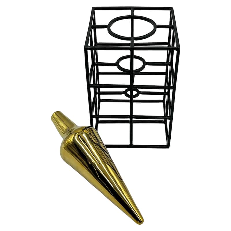 Amphora Cage Vase for Flowers