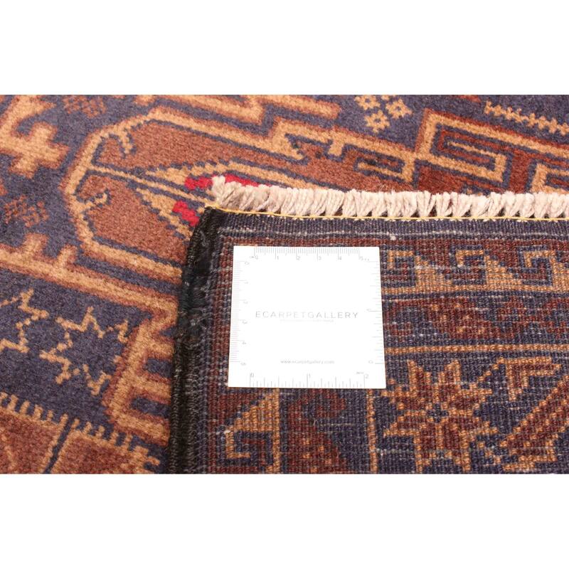 ECARPETGALLERY Hand-knotted Teimani Brown Wool Rug - 2'9 x 4'8