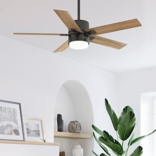 Hunter 52" Noble Bronze Ceiling Fan with LED Light Kit and Handheld Remote
