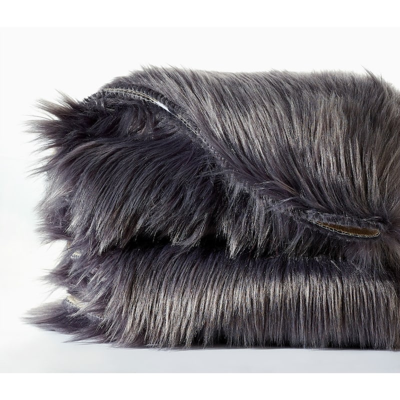 Serenta Shag Sheepskin Silky FauxFur Area Rug Sofa Decor - 24" x 36" - 24" x 36"