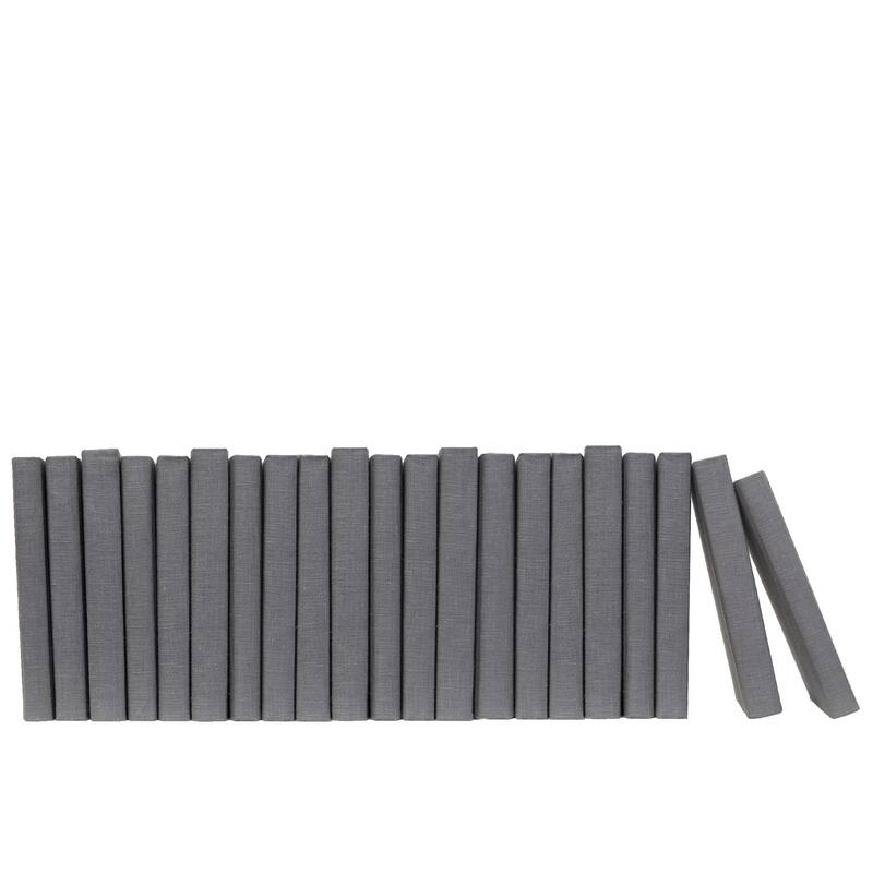 Books Grey Decorative Accessories: Slate Linen Color By The Foot