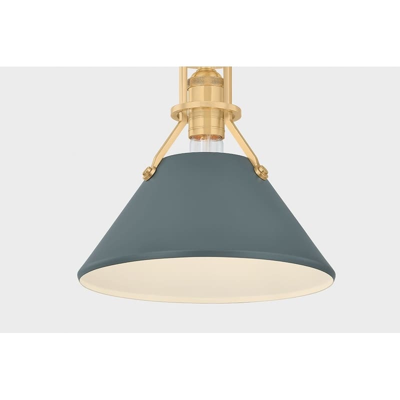 Hudson Valley Lighting Painted No.2 10" Wide Mini Pendant