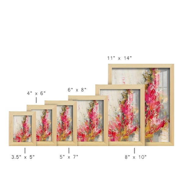 dimension image slide 3 of 11, Flip Side -Framed Print w/glass-Cherry Red